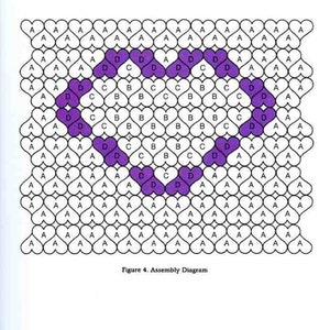 Vintage Crochet Pattern Interlocking Hearts Afghan PDF Instant Digital Download Linked Valentines Hearts Throw Blanket 54x60 Chunky 12 Ply 画像 4