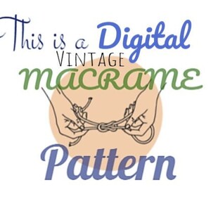 Vintage Macrame Patterns Book Fiber Form & Fantasy Opus No. 1 PDF Instant Digital Download Home Decor Wall Hangings Lamps Bed Headboard 1970 image 9