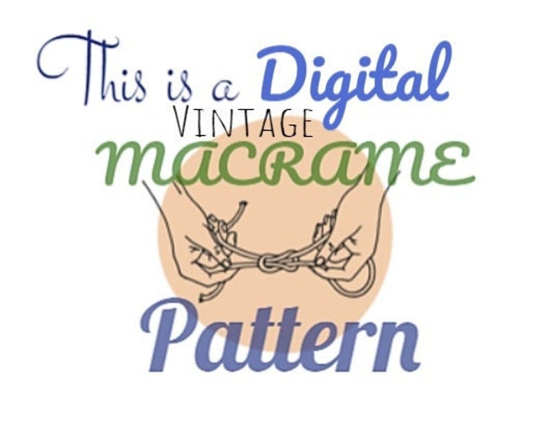 Vintage Macrame Patterns Book Fiber Form & Fantasy Opus No. 1 PDF Instant Digital Download Home Decor Wall Hangings Lamps Bed Headboard 1970 image 9