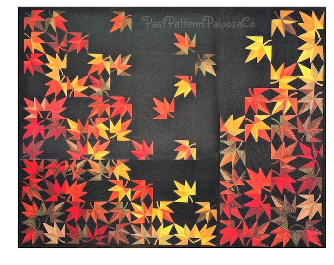 Falling Leaves PDF Quilt Pattern - Etsy Canada