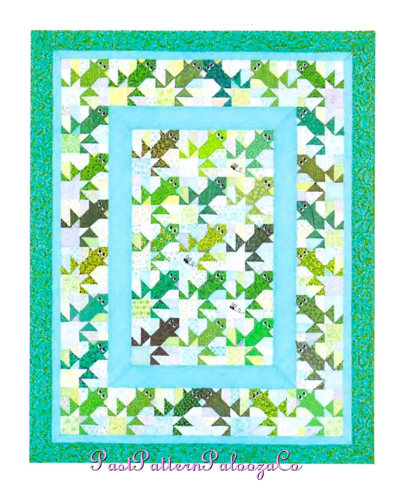 Vintage Sewing Pattern Leap Frog Bed Quilt PDF Instant Digital Download ...