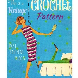 Vintage Crochet Pattern Womens Summer Maxi Dress and Tunic Pantsuit Outfits PDF Instant Digital Download Retro Boho 70s Flower Eyelet Lace image 3