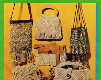 Lot De 2 Livres Vintage MACRAMÉ Années 70 - Instructions Et Plans - Occasion Bon état