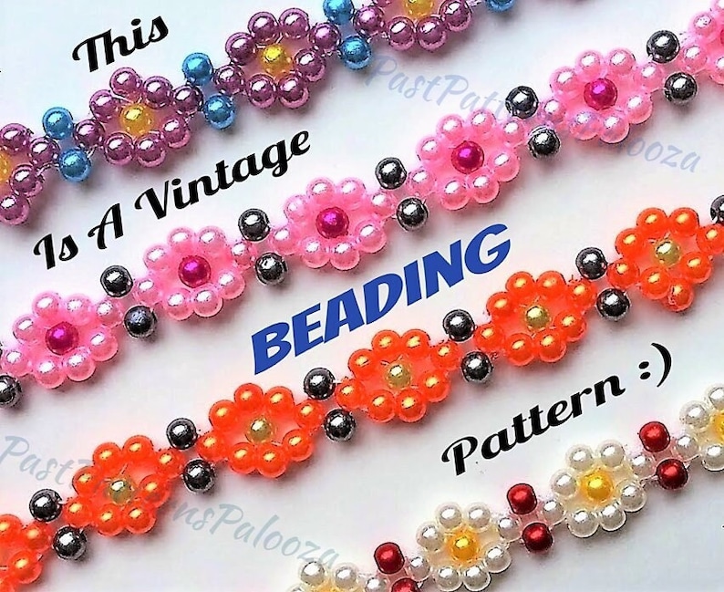 Vintage Christmas Beading Pattern Large 30" Crystal Safety Pin Christmas Tree PDF Instant Digital Download Holiday Centerpiece Bead Craft image 5