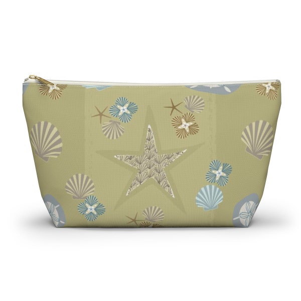 A Day At The Beach Accessory Pouch w T-bottom