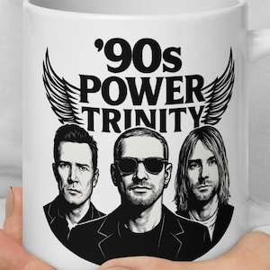 Trinity of ‘90s Rock Mug – Kurt Cobain, Layne Staley, Scott Weiland – Born to Break Sound