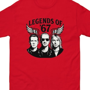 Legends of &#39;67 T-Shirt – Grunge Rock Icons Tribute Tee – Kurt Cobain, Scott Weiland, Layne Staley Band Shirt – Alt Rock Graphic Shirt Gift