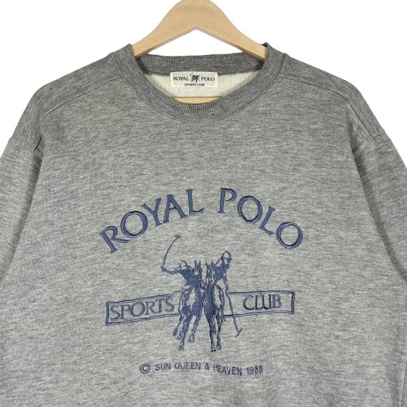 Vintage Royal Polo Sports Club Sweatshirt Crewnec… - image 4