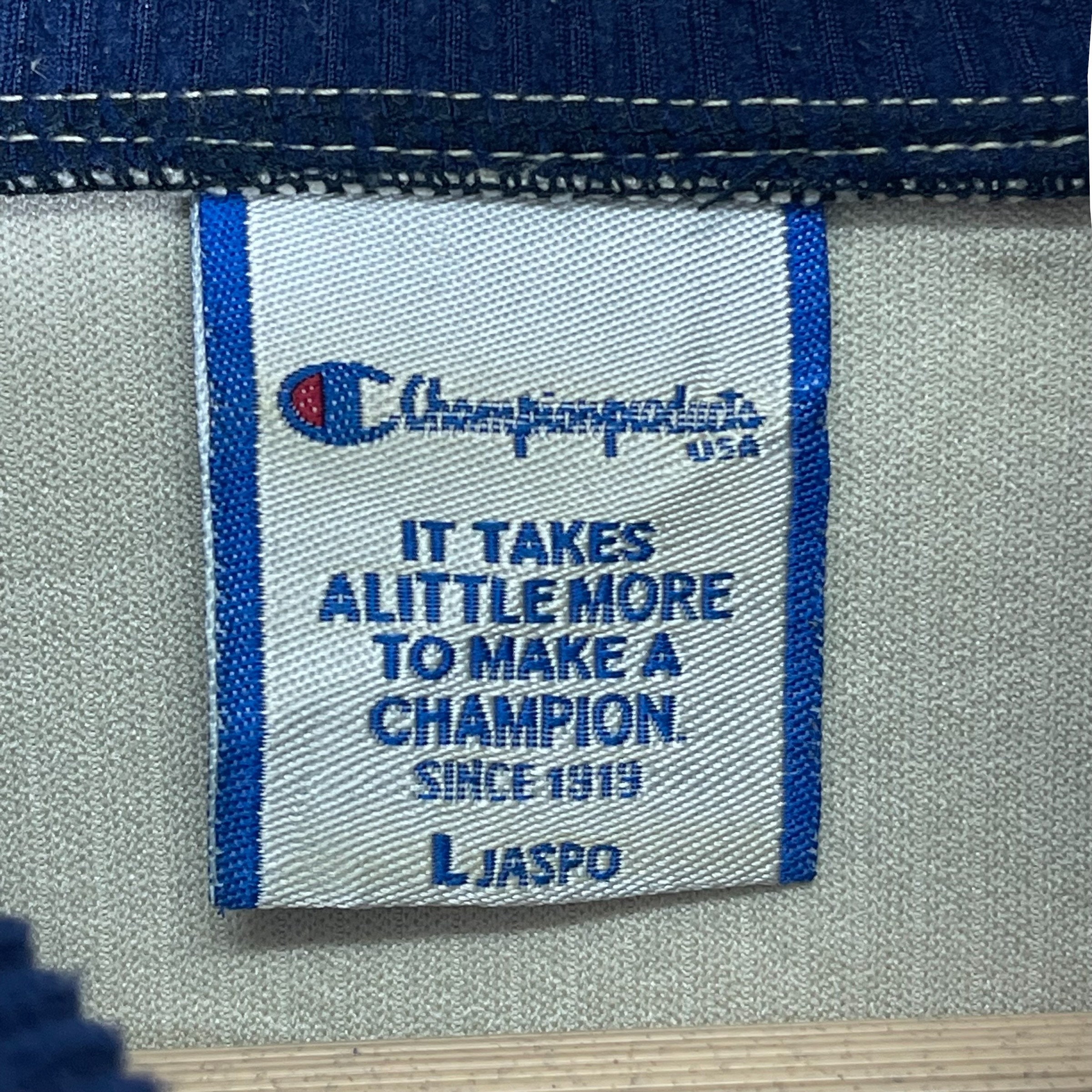 Champion sweater fake vs real blue online