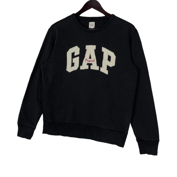 トップス OLD GAP 90s Logo Sweatshirts Navy M Gap Big Logo Sweatshirt Crewneck Pullover Navy Blue Colour X
