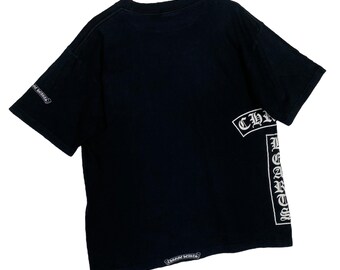 Vintage 90s Chrome Hearts Pocket T Shirt Crewneck Black Made in