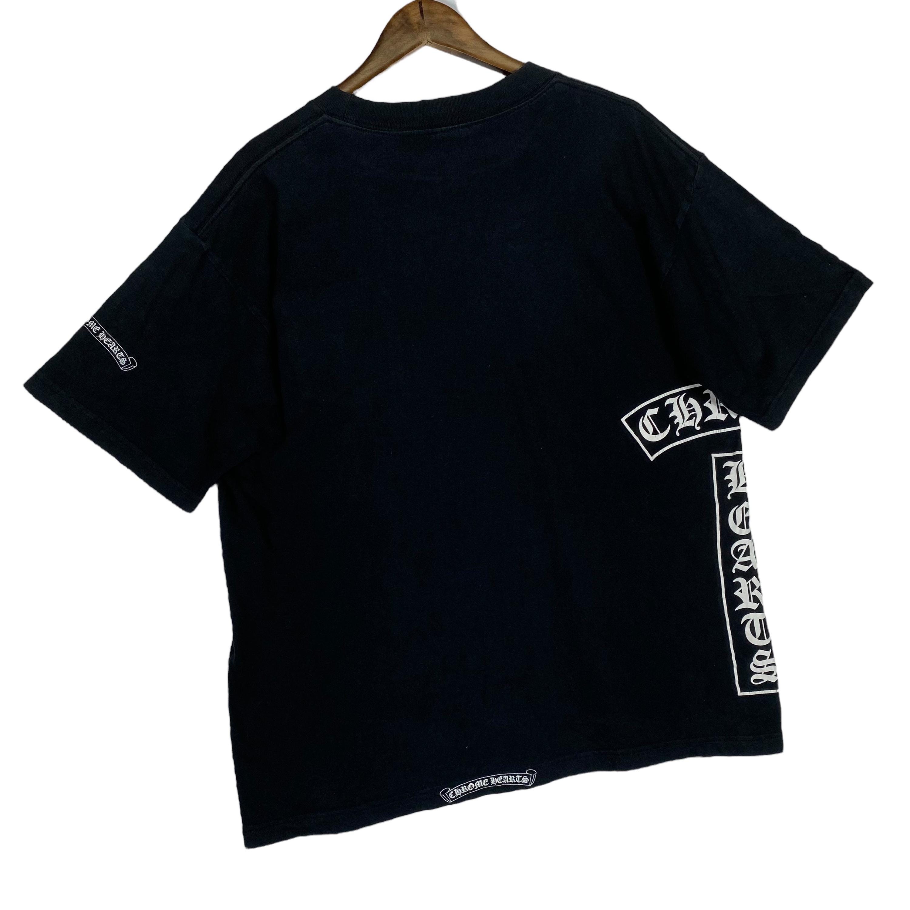 Chrome Hearts Tシャツ　90s Vintage 90s Chrome Hearts Pocket T Shirt Crewneck Black Made in