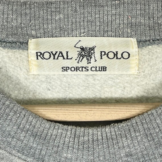 Vintage Royal Polo Sports Club Sweatshirt Crewnec… - image 5