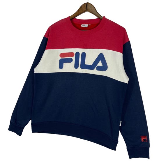 Fila jumper red white and blue 2025