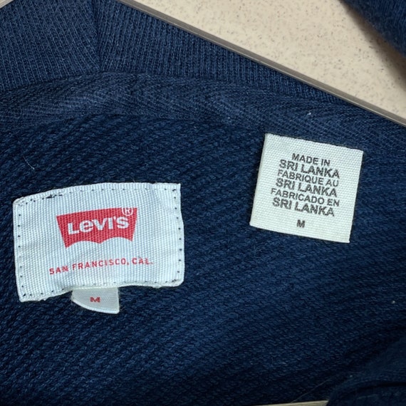 Vintage Levis Hoodie Sweater Navy Blue Made in Sri Lanka - Etsy Australia