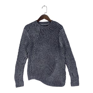 Vintage Diesel Knit Sweater Grey Pullover Jumper Size S