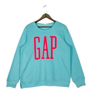 Vintage GAP Sweatshirt Crewneck light Blue Pullover Jumper Size L
