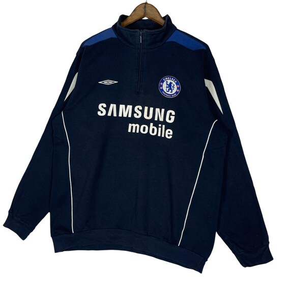 Buy Vintage 2005 Umbro Chelsea Football Club Half Zipper