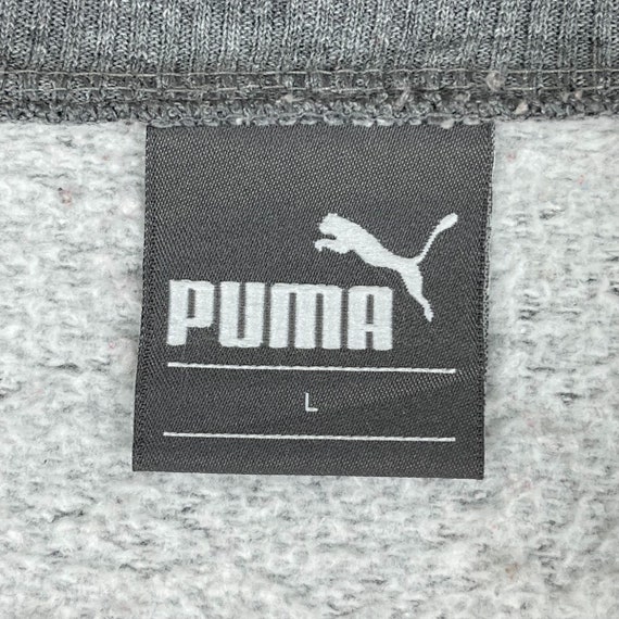 Vintage Puma Sweatshirt Crewneck Grey Pullover Ju… - image 5