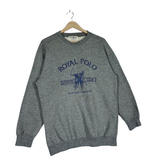 Vintage Royal Polo Sports Club Sweatshirt Crewnec… - image 3