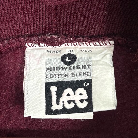 90s Lee COTTON BLEND made in usa トレーナー Vintage 90s Lee Kansas USA Sweatshirt - Faded Blue Crewneck