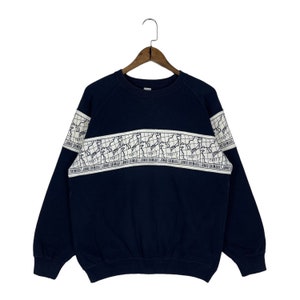 Vintage Junko Shimada Sweatshirt Crewneck Black Pullover Jumper Size M