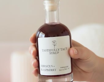 Hibiscus + Raspberry Simple Syrup