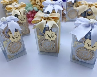 Velvet Mini Quran Decorated Box Gift Set | Eid Favor | Wedding Favors | Baby Shower Favor | Graduation Favor | Muslim Favor