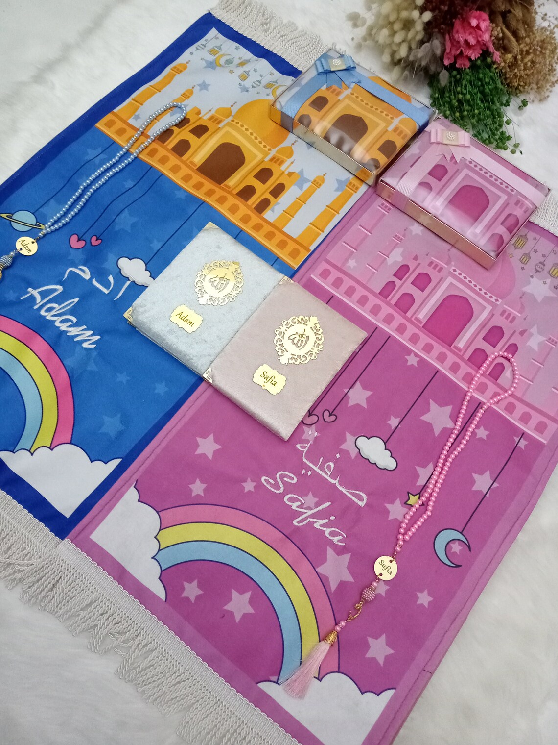 Luxury Kids Prayer Mat, Kids Kaaba Prayer Rug, Ramadan Eid, Kids Prayer ...
