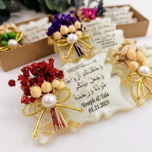 Wedding Magnet, Wedding Favors, Epoxy Magnet, Engagement Favors,Epoxy Magnet, Anniversary Favors, islamic Favors Magnet