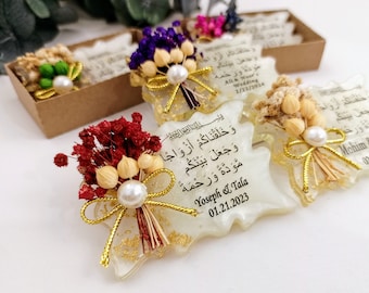 Wedding Magnet, Wedding Favors, Epoxy Magnet, Engagement Favors,Epoxy Magnet, Anniversary Favors, islamic Favors Magnet