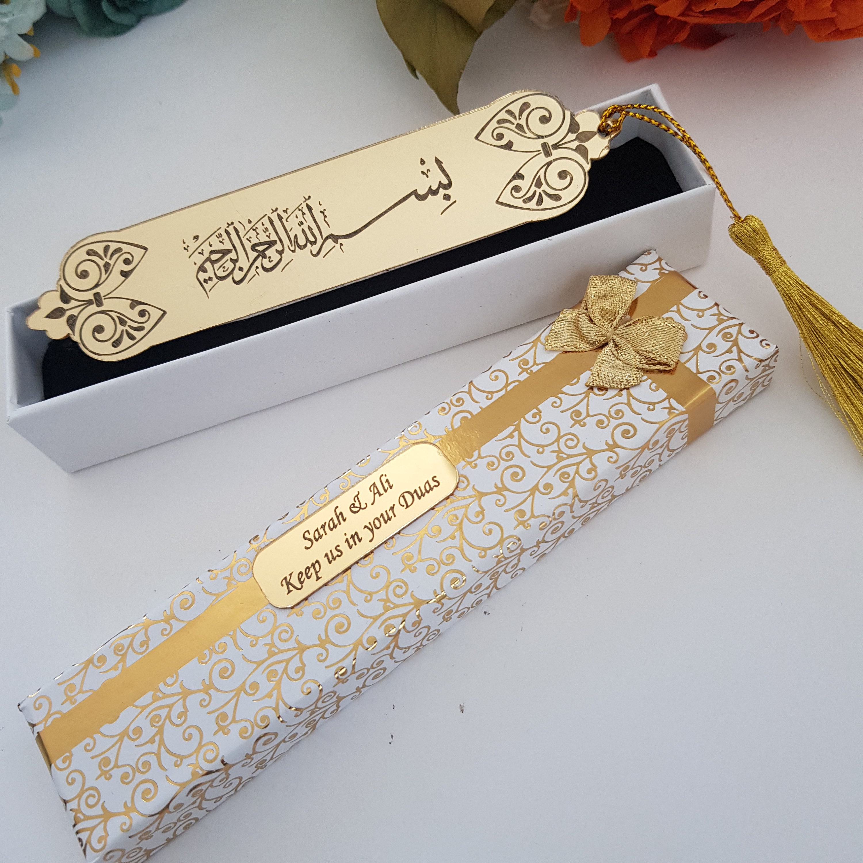 Custom Islamic Bookmark | Quran Bookmark Gift | Yaseen Bookmark Favor | Islamic Graduation gift | Ramadan Favor |Wedding Favors|Gift For Him