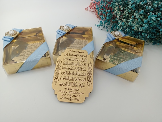 Fatiha Surah Favor | wedding favors | Islamic baby shower | Nikkah favor | Muslim baby shower, Personalized Ameen Favor