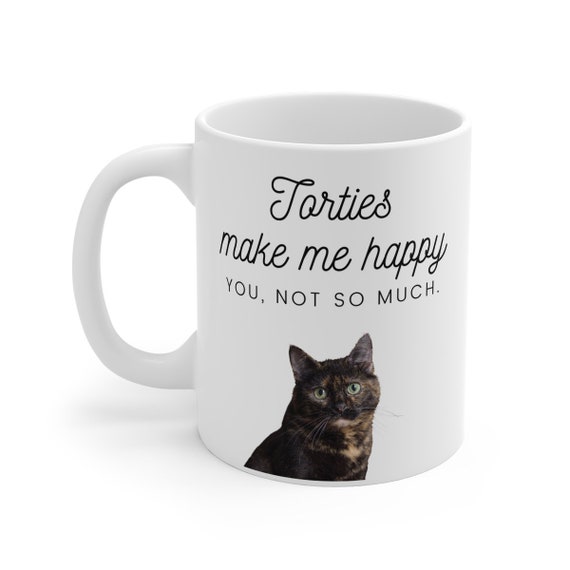 Funny Tortie Cat Coffee Mug 11