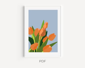 Tulpen Nr. 1 | Sofortdownload | Digital Design