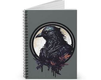 Raven Spiral Notebook - Ruled Line