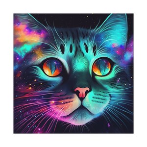 Cosmic Cat Uncoated Poster