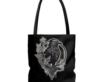 Radiant Raven Tote Bag -Gothic- gift