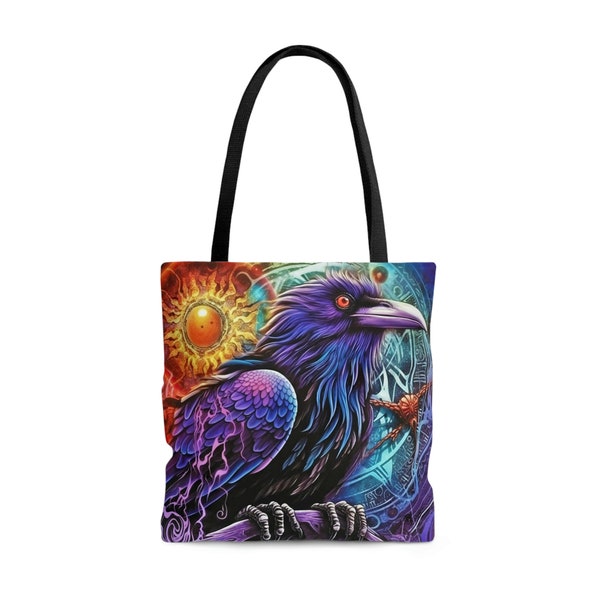 Psytrance Raven Tasche (2-seitig)