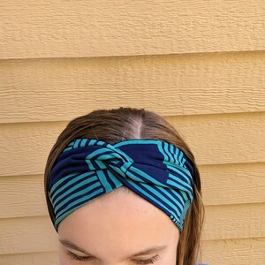 Handmade Knit Fabric Twisted Turban Headband
