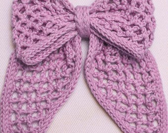 Crochet Fishnet Bow Pattern | Easy DIY Hair Accessory (PDF Pattern)