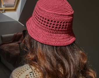 Beginner Crochet Bucket Hat Pattern – Unisex Summer Hat (PDF Pattern)