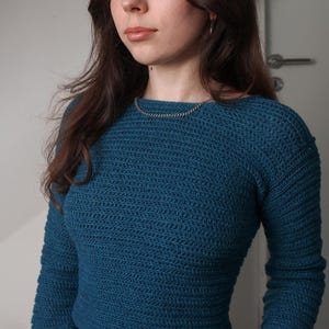 Crochet Blouse Pattern – Backless Top with Bow Tie (PDF) image 3