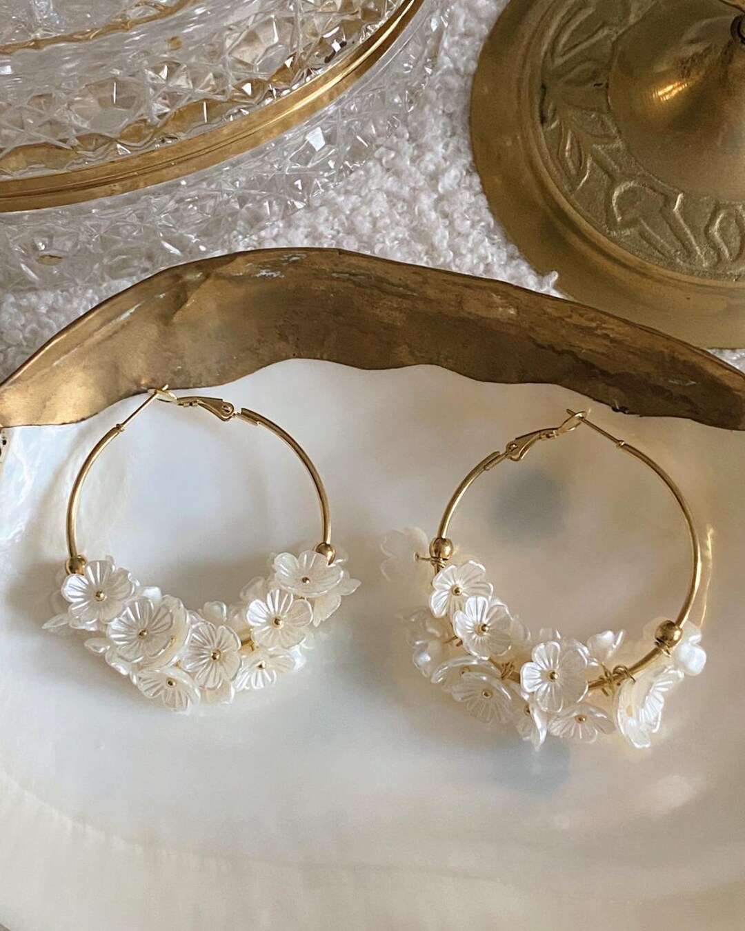 Atelier 19 Dewdrop on Hoop Earrings main image 1