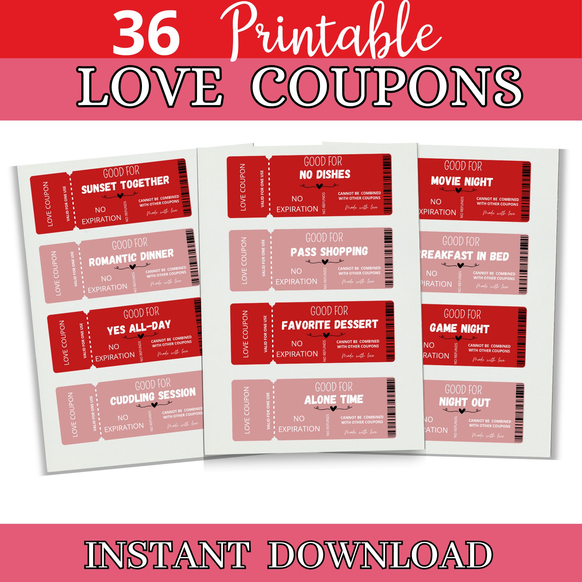 Love Coupons Love Coupons Printable Reward Coupons Couples Coupons