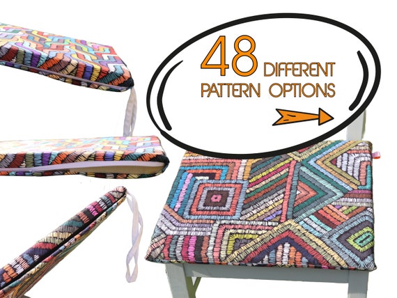 Chairpads for Home Decor Kitchen Seat Pad Cushions for Your Dining Chairs Wood Chair Covers With Foam Inserts Etsy