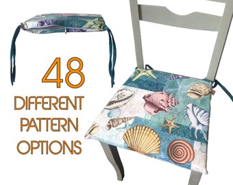 Summer Beach Chair Cushions, Cushions for Dining Chairs with Foam Inserts