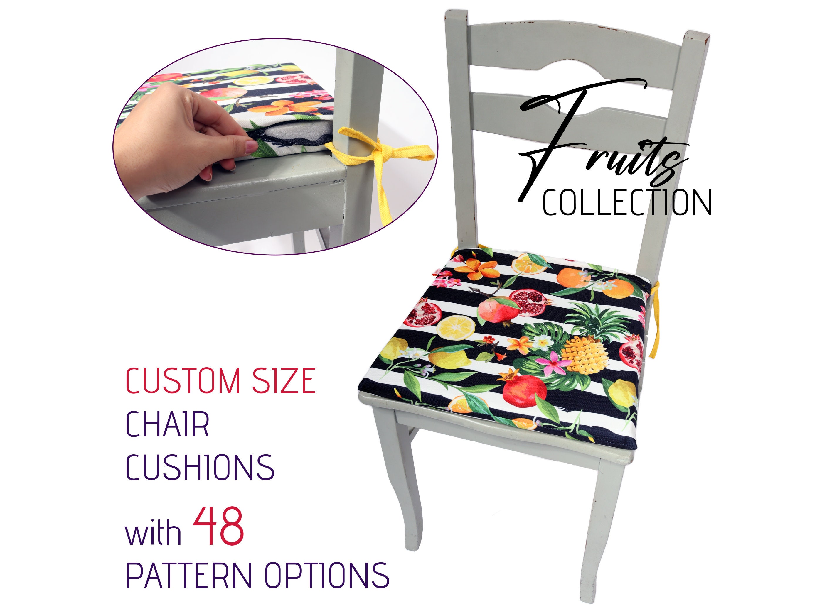 Sonoma Fruit Chair Cushion Set of 2