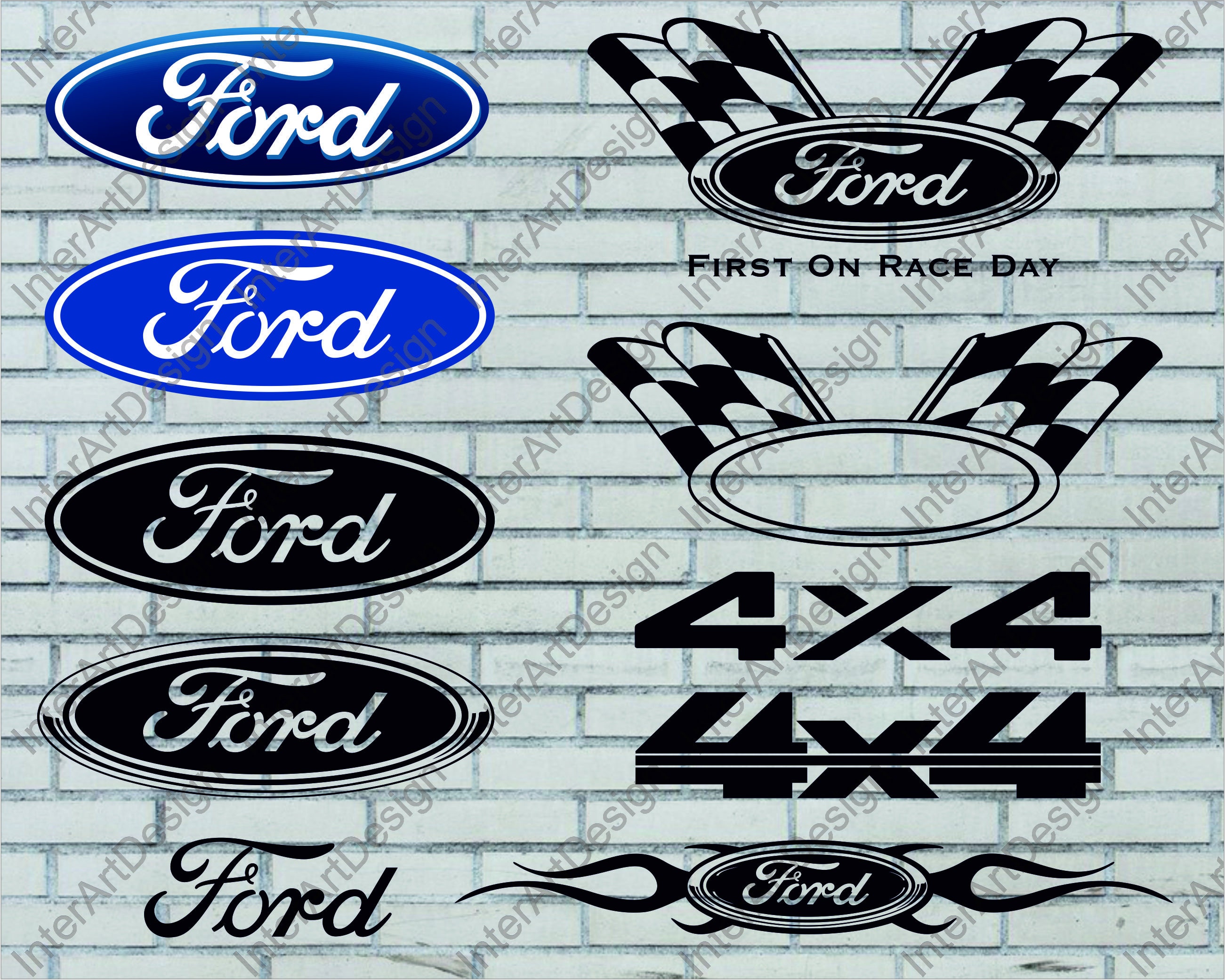 Ford Logo Svg Ford Svg Bundle 4x4 Svg Car Logo Design Ford Etsy Canada