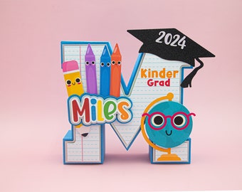 Kindergarten Graduation 3D letter, Pre-K Graduation decor, Kindergarten Graduation Party Decorations, Preschool Grad, Kinder Graduation 2024